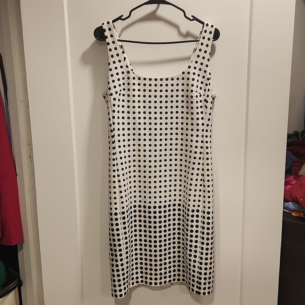 Karl Lagerfeld Polka Dot Cocktail Dress